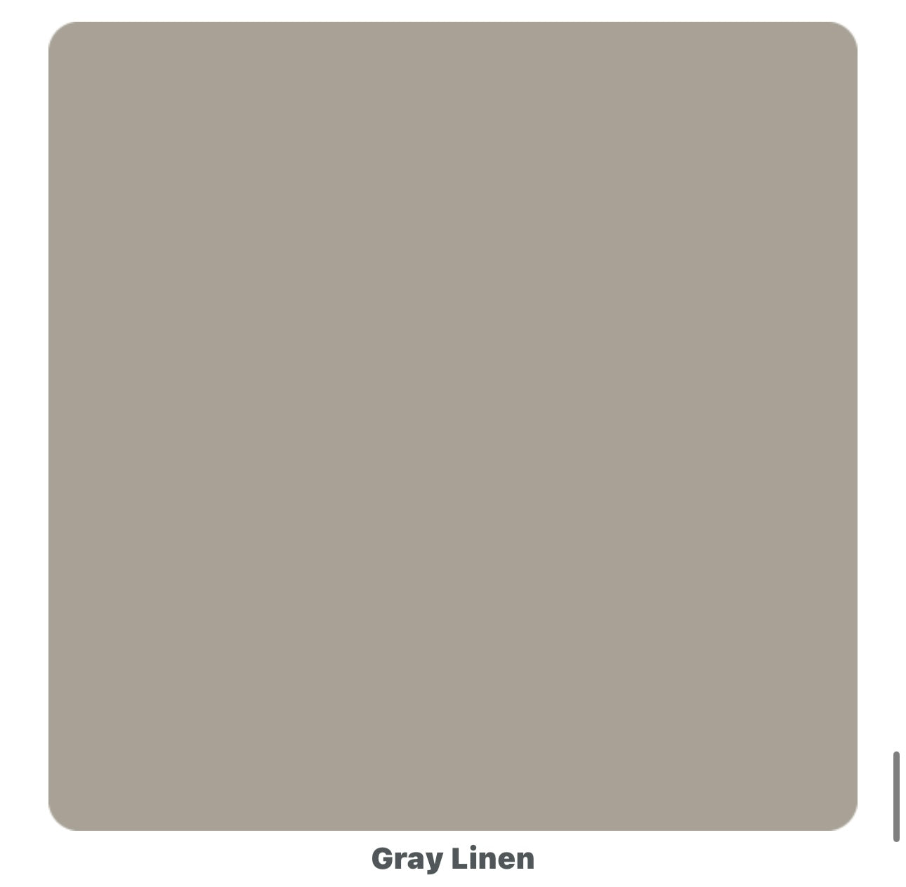 Colour - Gray Linen (OHE)