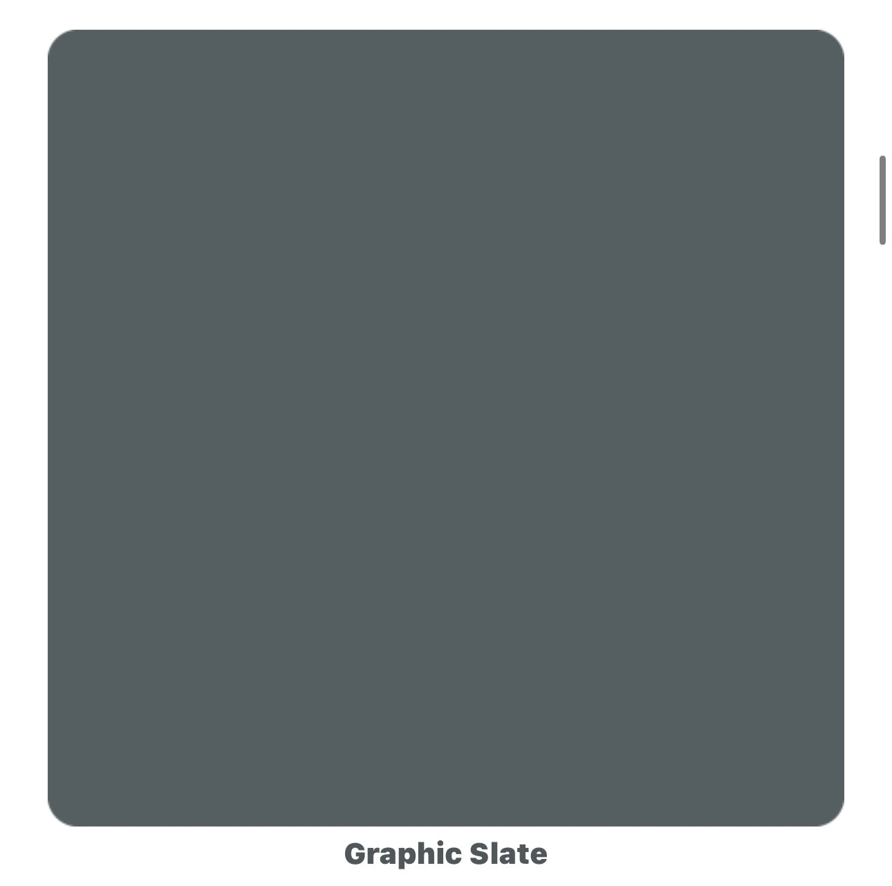 Colour - Graphic Slate (OHE)