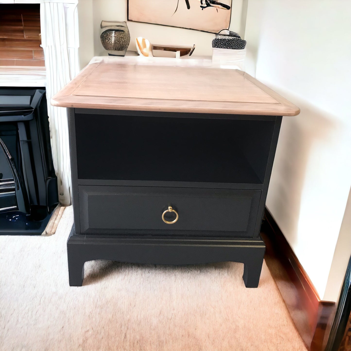 Stag Minstrel Pair of 1 drawer bedsides