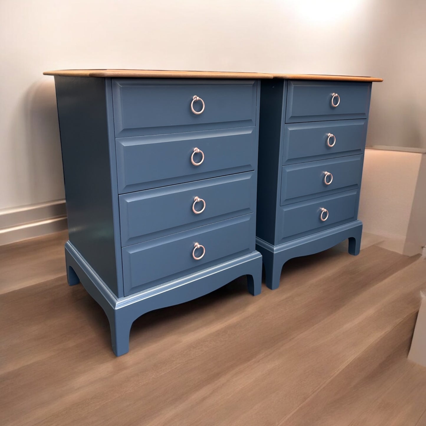 Stag Minstrel Pair of 4 Drawer Bedsides