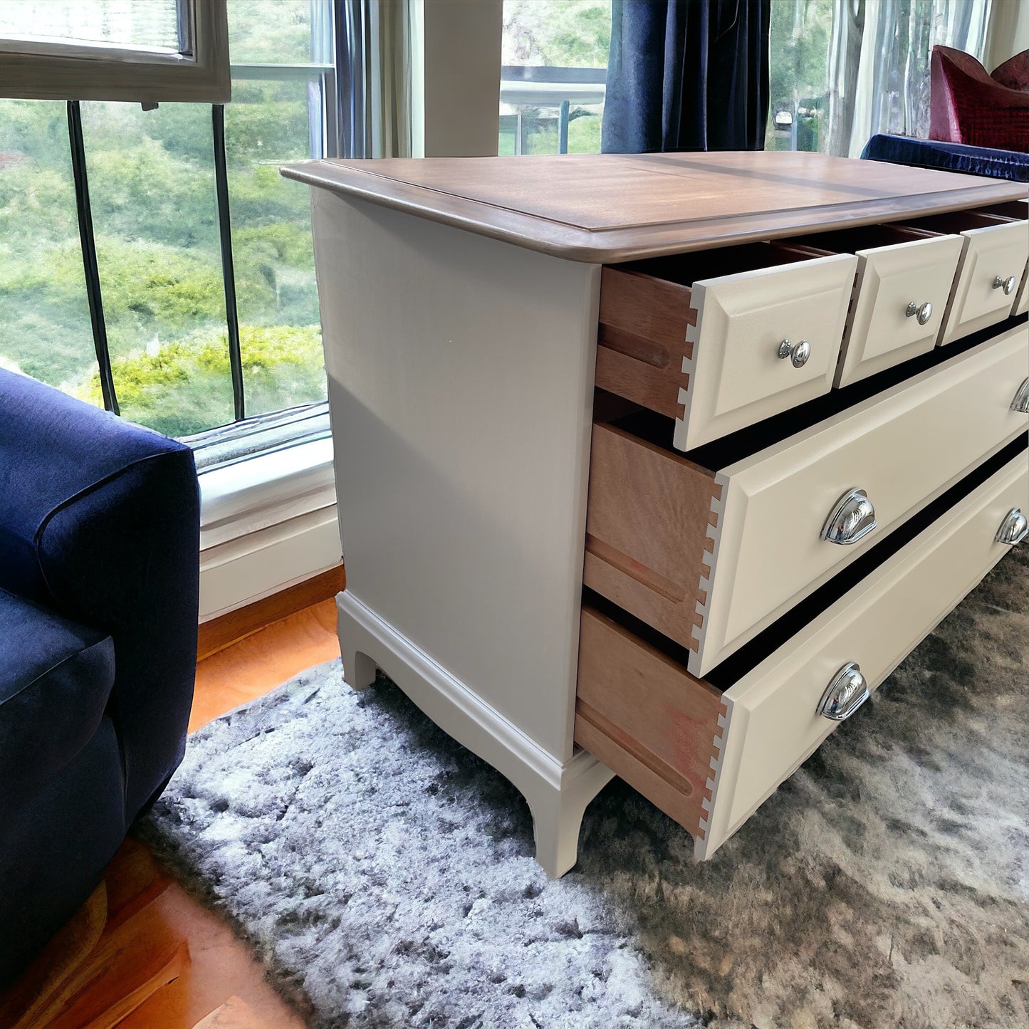 Stag Minstrel 4 over 2 chest of drawers