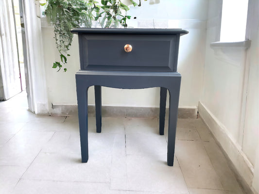 Stag Minstrel Single Leggy Bedside/Side Table