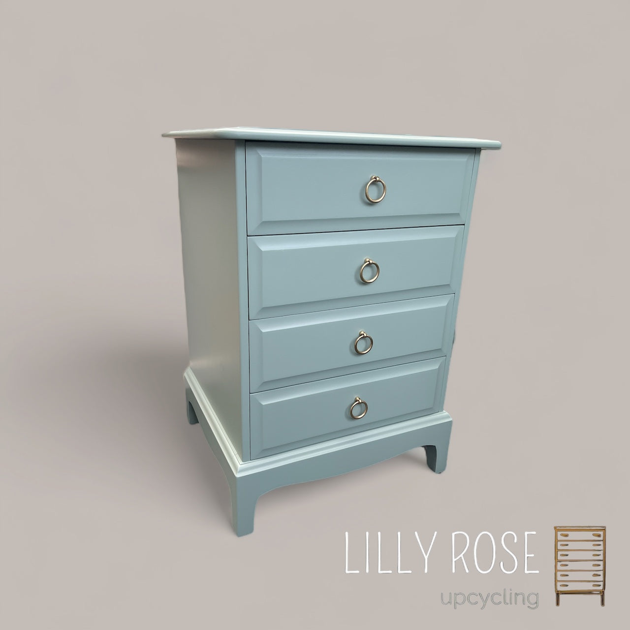 Stag Minstrel Single 4 drawer bedside