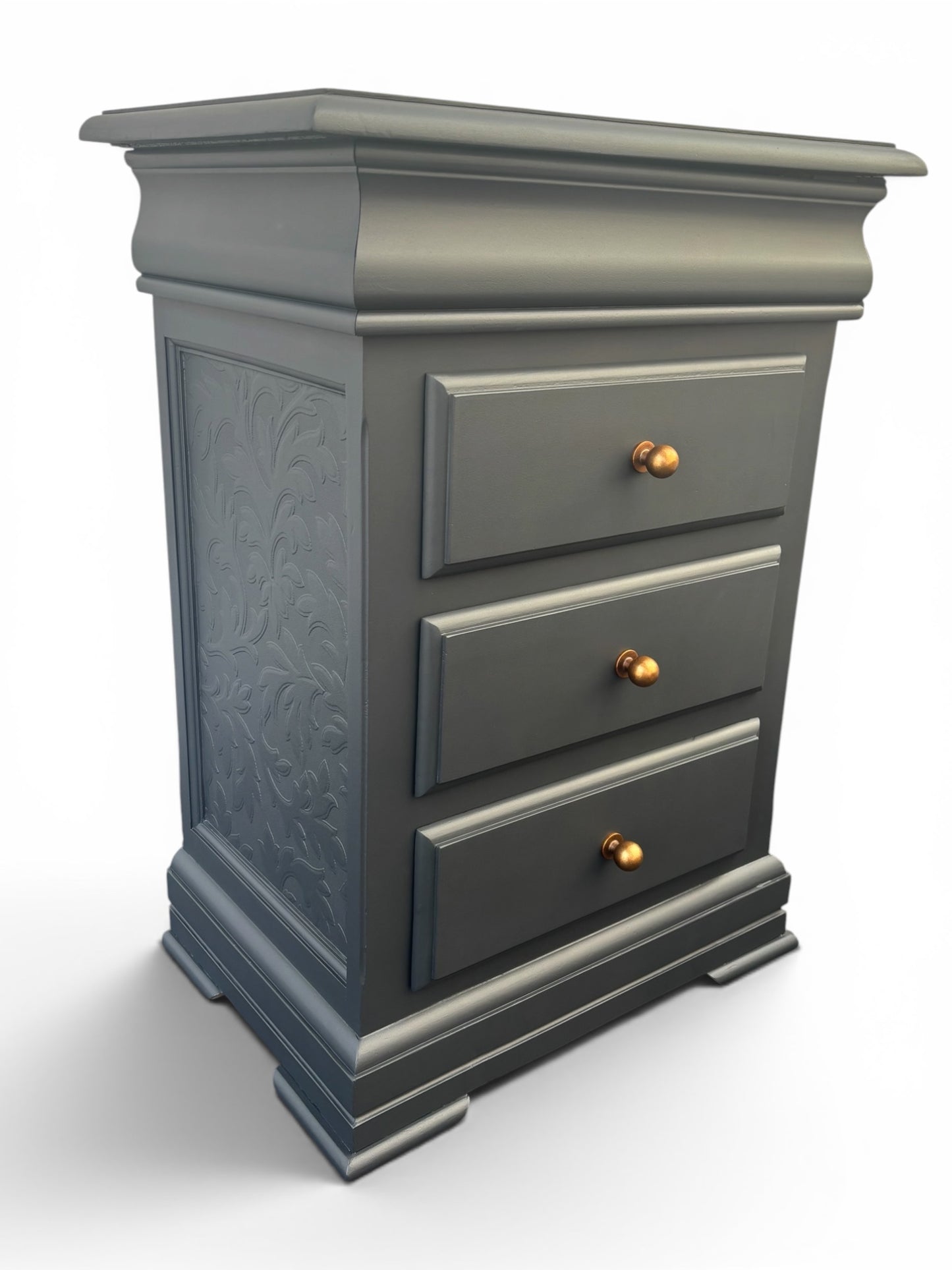Small chest of wooden drawers - colour Ash