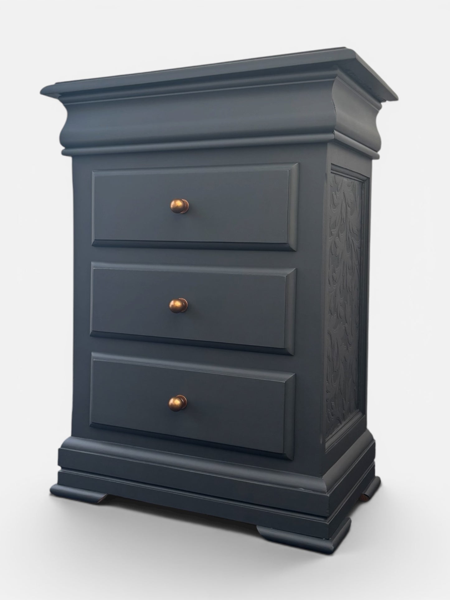 Small chest of wooden drawers - colour Ash