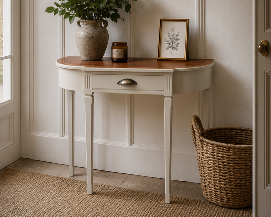 Vintage strongbow console table