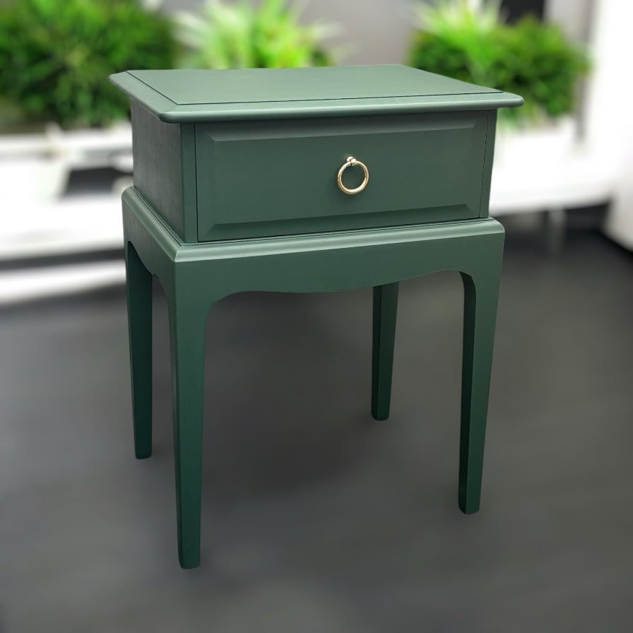 Stag Minstrel Single Leggy Bedside/Side Table