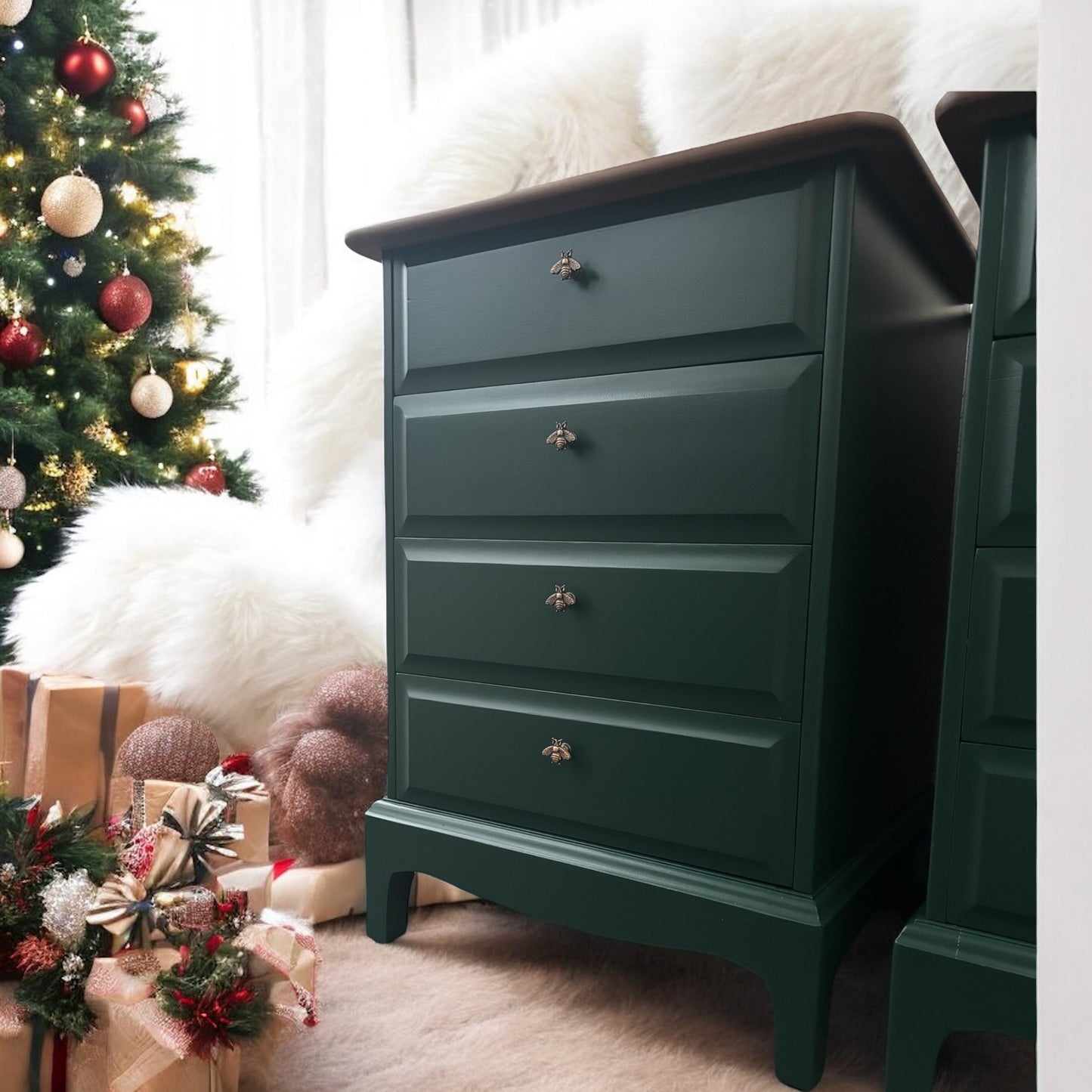 Stag Minstrel Pair of 4 Drawer Bedsides