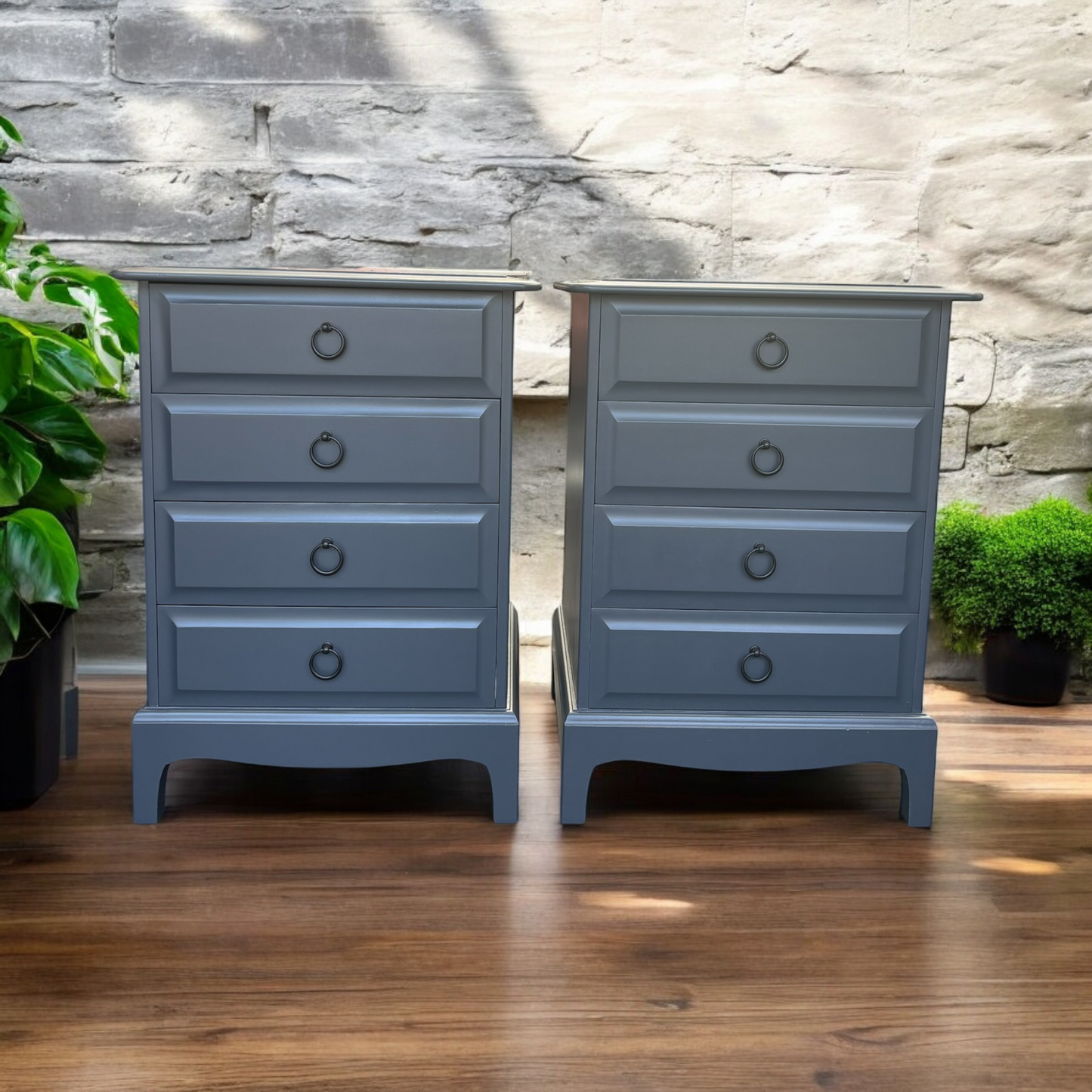 Stag Minstrel Pair of 4 Drawer Bedsides