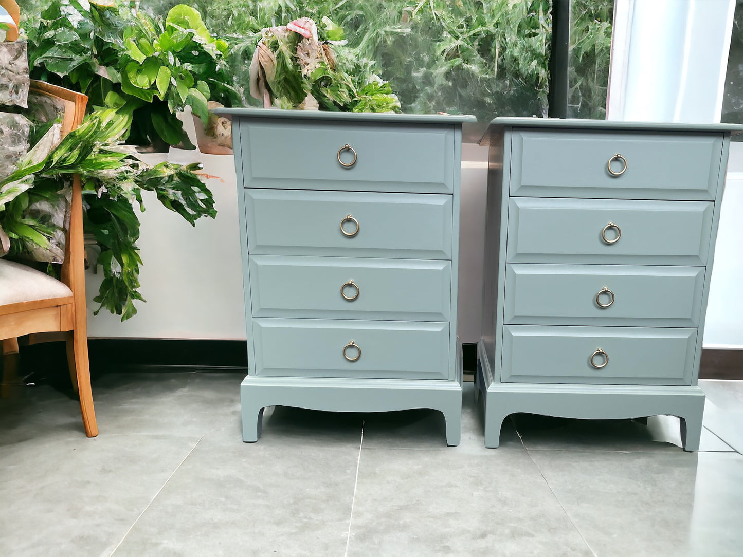 Stag Minstrel Pair of 4 Drawer Bedsides